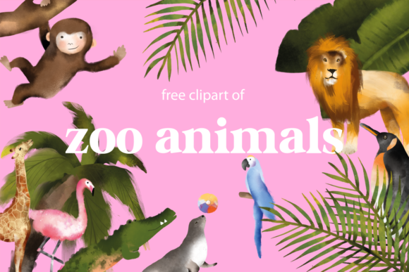 Download Zoo Animals Free Clipart - Free Collection